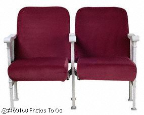 Movie theater chairs